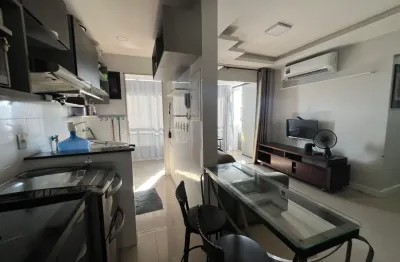 Leidiani souza aluga: ed. águas de março, 63m², 2/4 sendo 01 suíte,  apto mobiliado