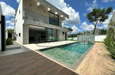 Casa em condomínio para venda em juiz de fora, alphaville, 4 dormitórios, 3 suítes, 5 banheiros, 4 vagas