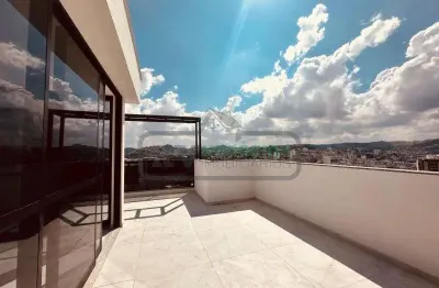 Cobertura para venda em juiz de fora, santa catarina, 3 dormitórios, 1 suíte, 4 banheiros, 2 vagas