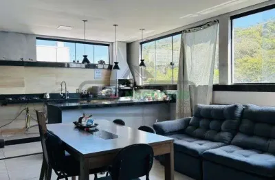 Cobertura para venda em juiz de fora, borboleta, 2 dormitórios, 2 banheiros, 1 vaga