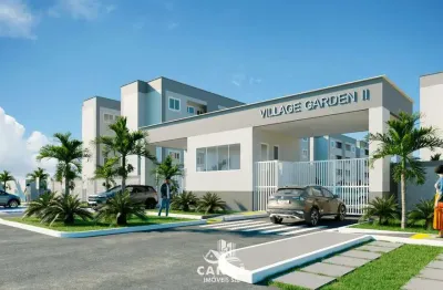 Apartamentos à venda em araçagy - cond. village garden ii - 2 quartos - varanda