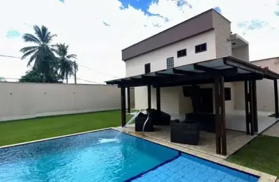 Casa duplex a venda em res. fechado no turu - 3 quartos - area gourmet - piscina