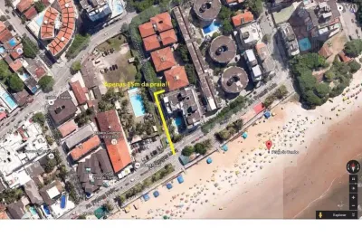 Apartamento para venda em guarujá, tombo, 2 dormitórios, 1 banheiro, 1 vaga