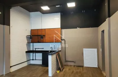 Salão comercial para locação em avenida principal de santo amaro