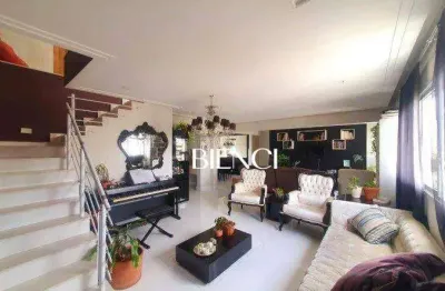 Apartamento triplex com 3 dormitórios à venda, 314 m² por r$ 2.700.000,00 - santa paula - são caetano do sul/sp