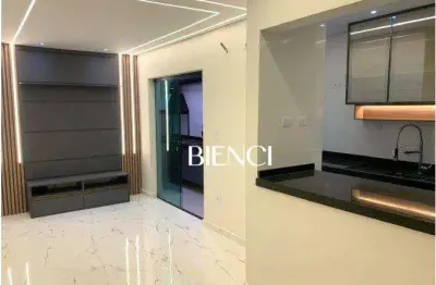 Apartamento com 3 dormitórios à venda, 90 m² por r$ 700.000,00 - vila scarpelli - santo andré/sp