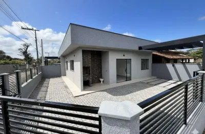 Casa para venda em itapoá, farol do itapoá, 3 dormitórios, 1 suíte, 2 banheiros, 2 vagas