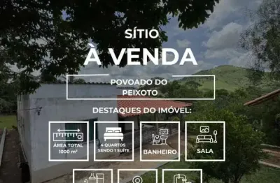 Chácara / sítio com 4 quartos à venda na sítio peixotos, zona rural, itaguara, 150 m2 por r$ 330.000