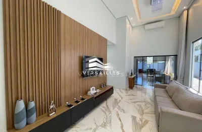 Casa térrea de alto padrão com projeto contemporâneo com 2 suítes em alphaville