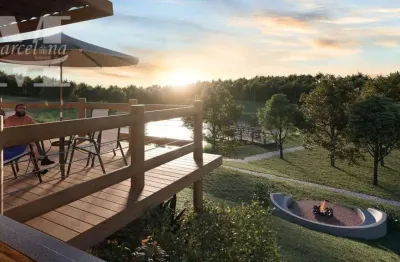 Terreno condomínio fechado club campo largo ótima localização à 600m shopping reserva floresta do lago parcelamento direto com a incorporadora.