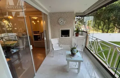 Apartamento. ecoville. ed. giardino. 3 quartos. 2 vagas. sacada com churrasqueira. mobiliado.