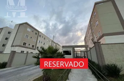 Apartamento novo. 02 quartos. 01 vaga de garagem. condomínio completo. residencial cores da primavera. umbará.
