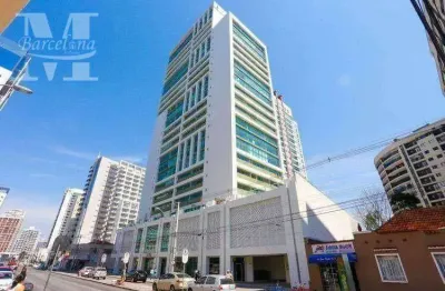 Condomínio office attivitá  -  condomínio mondo - sala comercial em  andar alto com vista deslumbrante e 01 vaga de garagem.  água verde - vila izabel