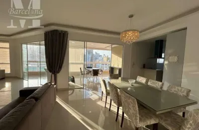 Apartamento em meia praia / itapema . no 16 andar com vista para o mar, mobiliado, 4 suítes, 5 vagas de garagem, heliponto e piscina.