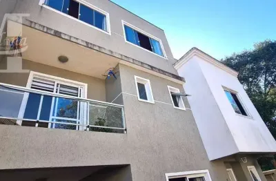 Sobrado cond. fechado, ecoville/ campo comprido. amplo terraço com churrasqueira, estuda permuta