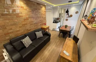Apartamento mobiliado e decorado – fanny – 2 quartos – 1 vaga – condomínio completo