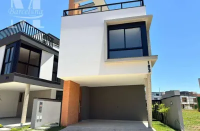 Casa nova à venda – condomínio paysage vivendas do parque – 3 suítes – terraço com churrasqueira – alto padrão