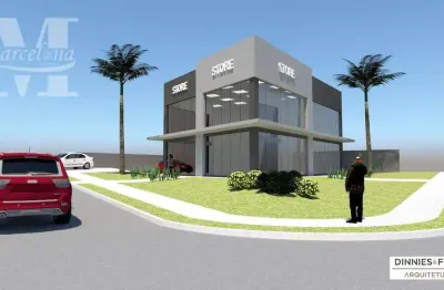 Loja comercial ampla e nova. água verde. próximo av. kennedi.