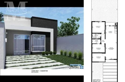 Residêncial quebec. são josé dos pinhais. 3 quartos. condomínio fechado.