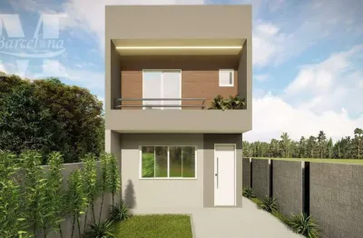 Sobrado à venda. residêncial quebec. são josé dos pinhais. 3 quartos/ 1 suíte. condomínio fechado.