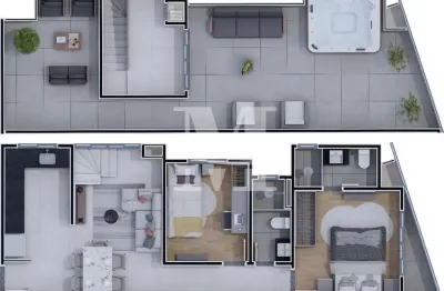 RESIDENCIAL BARCELONA. BAIRRO HAUER. 02 e 03 QUARTOS SUITE SACADA COM CHURRASQUEIRA GARAGEM COBERTA