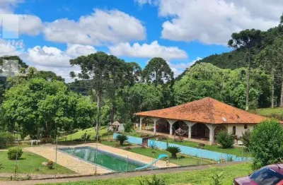 Campo largo estrada itambé rara chácara com 2,5 alqueires 4 casas piscina tanque de peixes