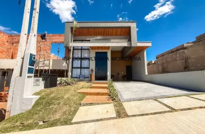 Casa em condomínio à venda em indaiatuba-sp - jardim  park vista real: 3 quartos, 1 suíte, 2 salas, 2 vagas - 129m² de área