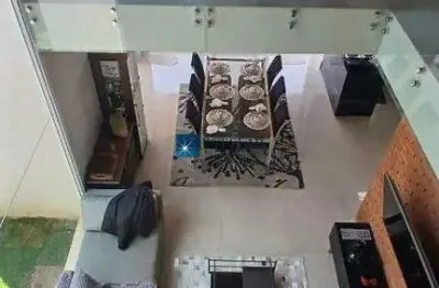 Excelente sobrado mobiliado alto padrão no cond. bella cittá fazenda rodeio para locação