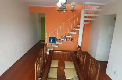 Ótimo apartamento na cobertura para locação em excelente localização ed. ana maria - mogilar