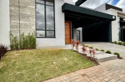 Linda residência térrea disponível para venda no condomínio reserva ecoville