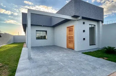 Casa nova no Le Parc a venda 399mil, com espaço de terreno e 2 quartos sendo 1 suíte