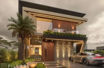 Casa em condomínio fechado com 4 quartos à venda na avenida central, 951, centro, xangri-lá por r$ 2.780.000