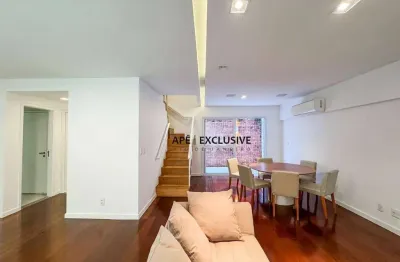 Apartamento duplex com 3 dormitórios à venda, 200 m² por r$ 5.990.000 - leblon - rio de janeiro/rj