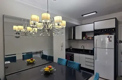 Excelente apartamento mobiliado de 2 dormitórios sendo uma suíte no bairro dom bosco em itajaí sc