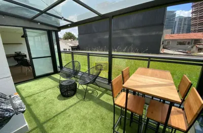 Apartamento garden mobiliado para alugar na chácara santo antônio