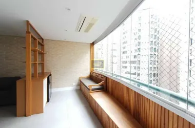 Apartamento mobiliado para locação no condomínio clube ibirapuera - moema