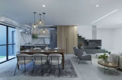 Lindo geminado em ótimo acabamento no bairro saguaçu - residencial herval do oeste