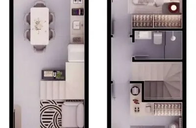 Casa com 2 quartos à venda no Iririú, Joinville 