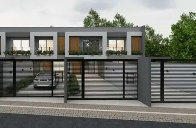 Casa geminada com 1 suíte + 2 quartos, saguaçu - joinville