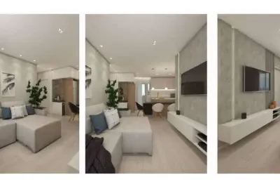 Apartamento com 1 suíte + 1 quarto à venda, guanabara - joinville