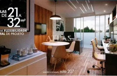 Sala comercial com vaga, 24m2, vila santa cecília -- volta redonda/rj