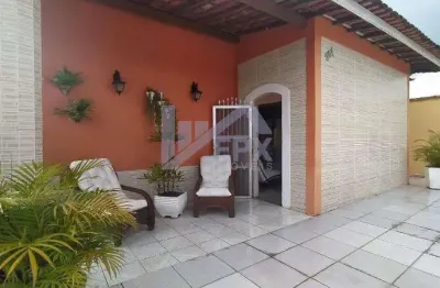 Casa para venda em itanhaém, balneário gaivota, 2 dormitórios, 1 banheiro, 3 vagas