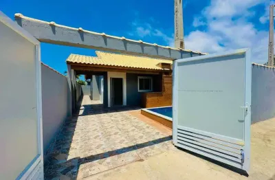 Casa para venda em itanhaém, jardim regina, 2 dormitórios, 1 suíte, 1 banheiro, 2 vagas