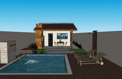 Casa para venda em itanhaém, cibratel 1, 2 dormitórios, 1 suíte, 1 banheiro, 2 vagas