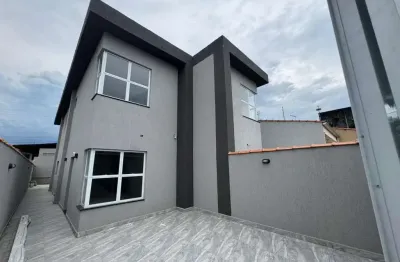 Sobrado para venda em itanhaém, balneário gaivota, 3 dormitórios, 1 suíte, 4 banheiros, 2 vagas