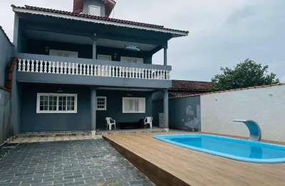 Casa para Venda em Itanhaém, Bopiranga, 3 dormitórios, 2 suítes, 1 banheiro, 6 vagas