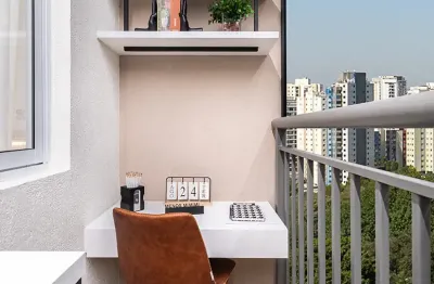 Apartamentos modernos na saúde colado com o metrô, 1 dormitório com varanda