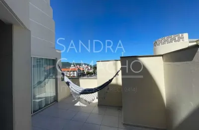 Cobertura com 2 quartos à venda no canasvieiras, florianópolis , 63 m2 por r$ 650.000