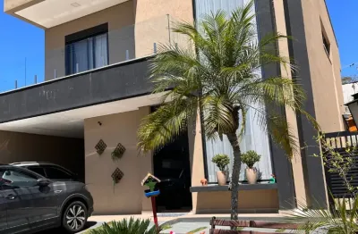 Sobrado de alto padrão para locação no condomínio crystal park - jacareí