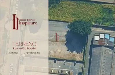 Terreno comercial para alugar na Rua Katsu Takata, 100, Vila Homero Thon, Santo André